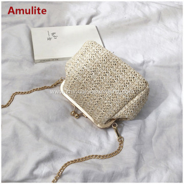 Women Beach Straw Shoulder Bags Rattan Bag